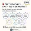 Le vendredi c'est certifications .... AWS — 100% GRATUITES ! 
