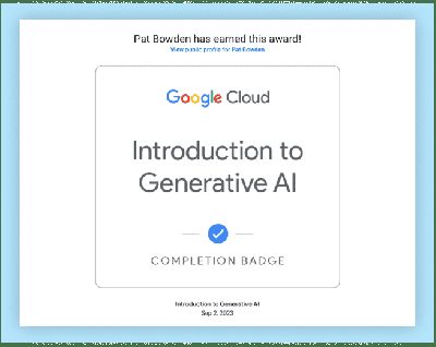 Google Free Certificates and Badges